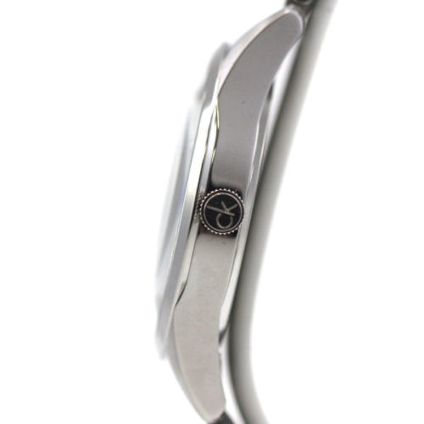 Calvin Klein Bold Grey Dial Silver Steel Strap Watch for Men - K2241107