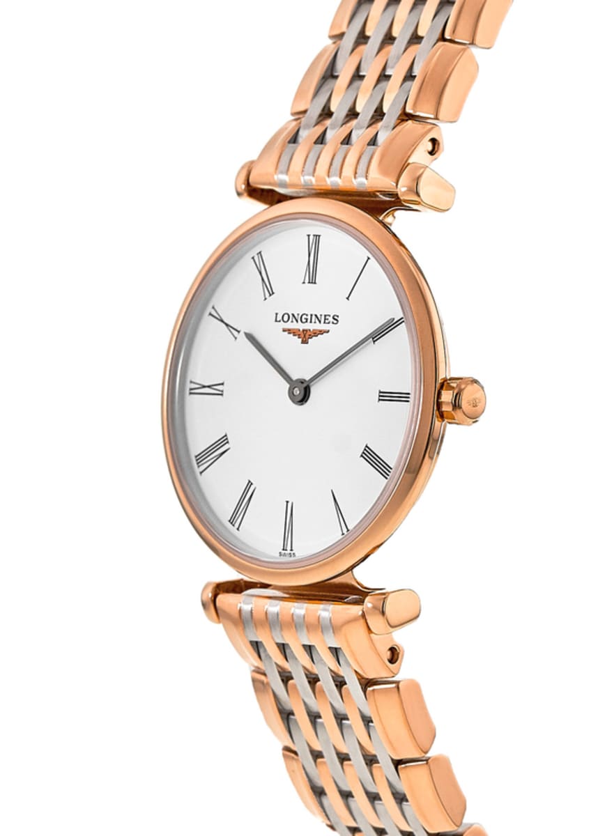Longines La Grande Classique De Longines Silver Dial Two Tone Mesh Bracelet Watch for Women - L4.209.1.91.7