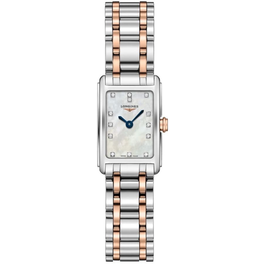 Longines Dolcevita Diamonds Mother of Pearl Dial Two Tone Steel Strap Watch for Women - L5.258.5.87.7