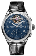 Breitling Premier B21 Chronograph Tourbillion 42 Willy Breitling Blue Dial Black Leather Strap Watch for Men - LB2120171C1P1