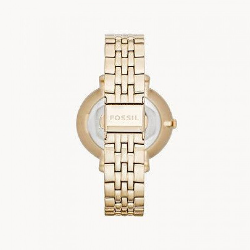 Fossil Jacqueline Rose Gold Dial Rose Gold Steel Strap Watch for Women - ES3667