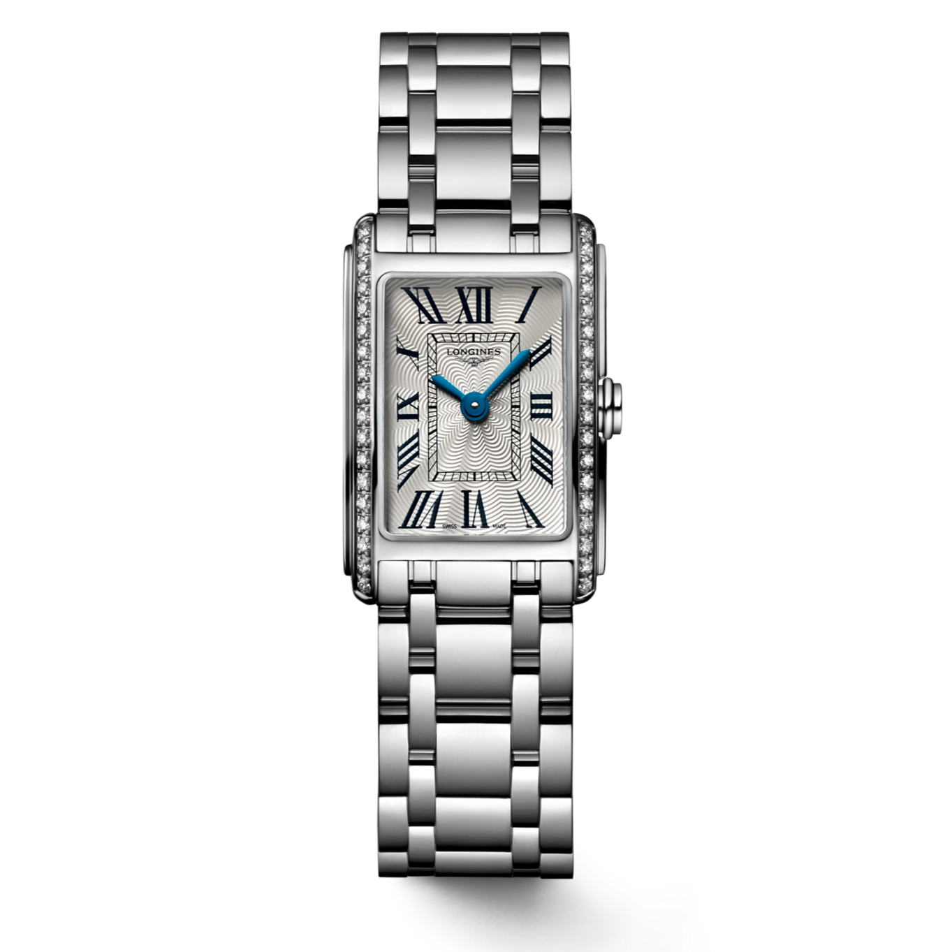 Longines Dolcevita Diamonds White Dial Silver Steel Strap Watch for Women - L5.258.0.71.6