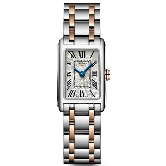 Longines Dolcevita Silver Dial Two Tone Steel Strap Watch for Women - L5.258.5.71.7