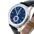 Breitling Premier Automatic 40mm Blue Dial Blue Leather Strap Mens Watch - A37340351C1P2