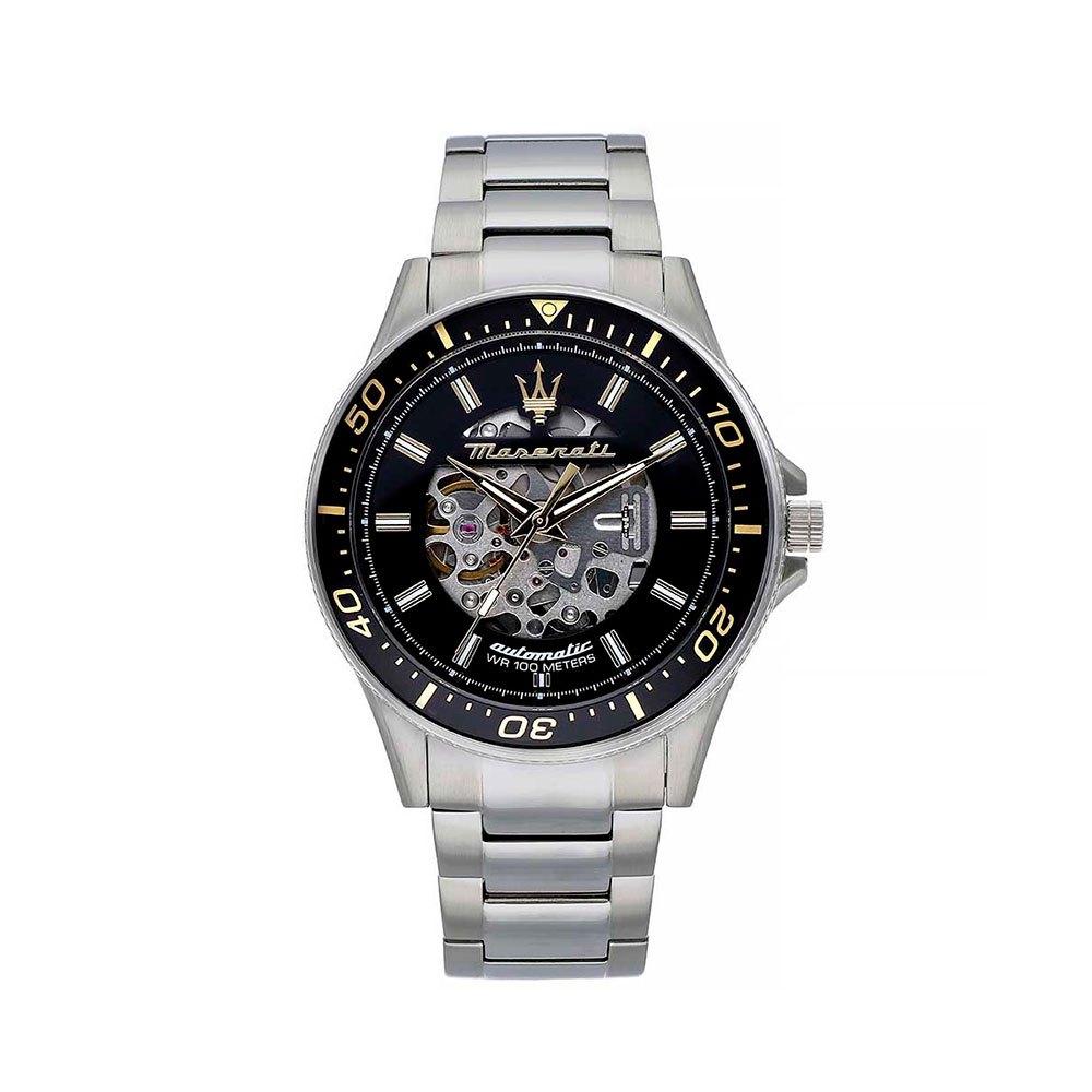 Maserati SFIDA Automatic Black Dial 44mm Stainless Steel Watch For Men - R8823140002