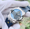 Maurice Lacroix Aikon Automatic Blue Dial Blue Rubber Strap Watch for Men - AI11808-SS000B-430-4