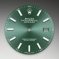 Rolex Datejust 41 Oyster Mint Green Dial Oyster Steel & White Gold Strap Watch for Men - M126334-0029