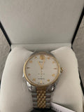 Gucci G Timeless Automatic White Dial Two Tone Steel Strap Watch for Men - YA126356