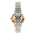 Emporio Armani Gianni T-Bar Silver Dial Two Tone Steel Strap Watch For Women - AR11293