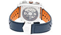 Tag Heuer Monaco Gulf Automatic Chronograph Blue Dial Blue Leather Strap Watch for Men - CBL2115.FC6494