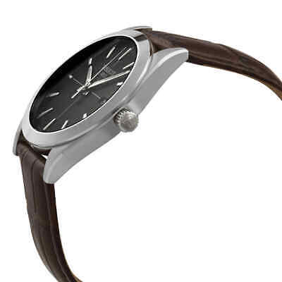 Tissot Gentlemen Black Dial Brown Leather Strap Watch for Men - T127.410.16.051.01