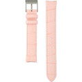 Swarovski Crystal Quartz Pink Dial Pink Leather Strap Watch for Women - 5575217
