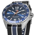 Tag Heuer Formula 1 Quartz Blue Dial Two Tone NATO Strap Watch for Men - WAZ1010.FC8197