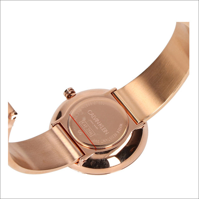 Calvin Klein Seduce Black Dial Two Tone Steel Strap Watch for Women - K4E2N611