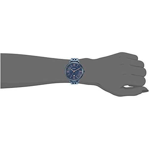 Fossil Jacqueline Blue Dial Blue Steel Strap Watch for Women - ES4094